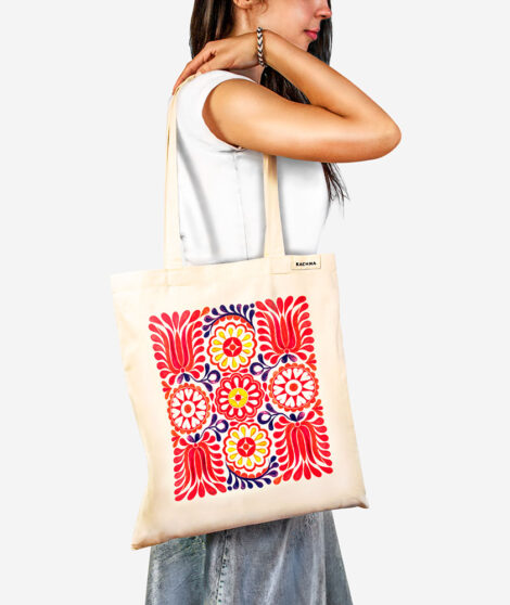 Bavlnená taška V záhrade tulipánov 2