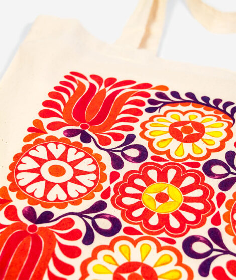 Bavlnená taška V záhrade tulipánov 5