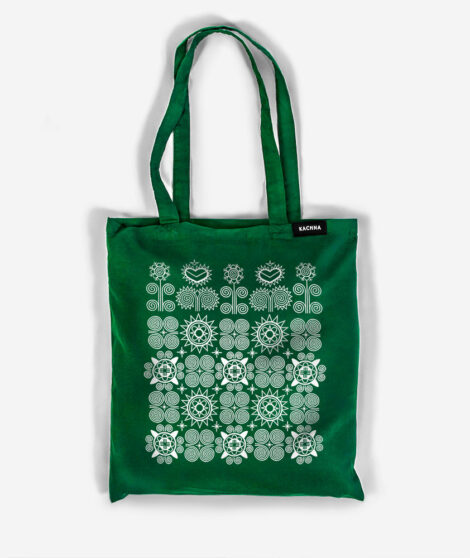 Bavlnená taška Východ zelená 1