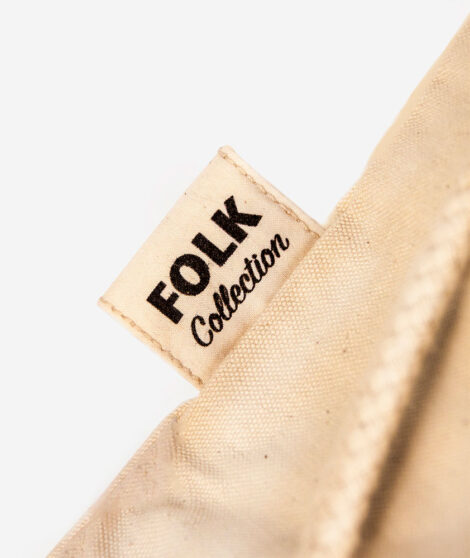 Bavlneny vak Folk detail