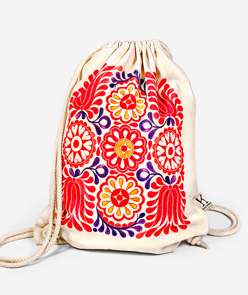 Bavlneny vak V zahrade tulipanov 1