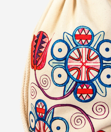 Bavlnený vak Červeň a Modraň 3