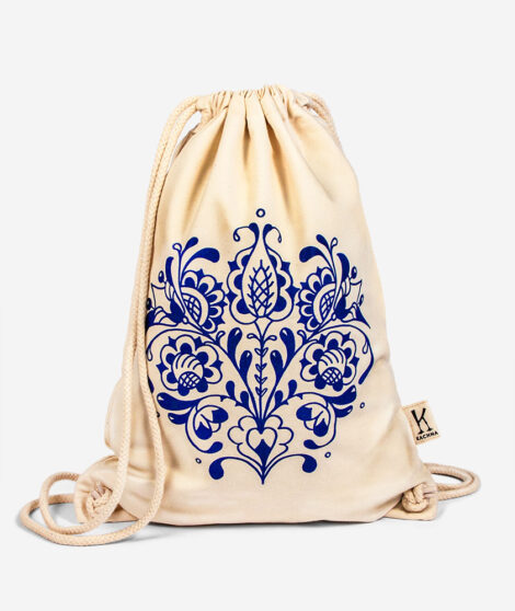 Bavlnený vak Modrý pán Tulipán