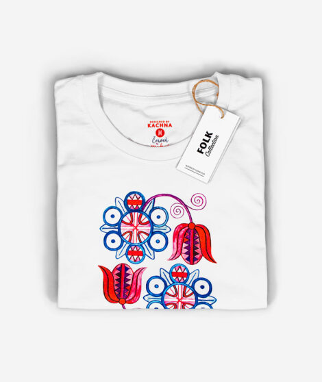 Dámske tričko Červeň a Modraň