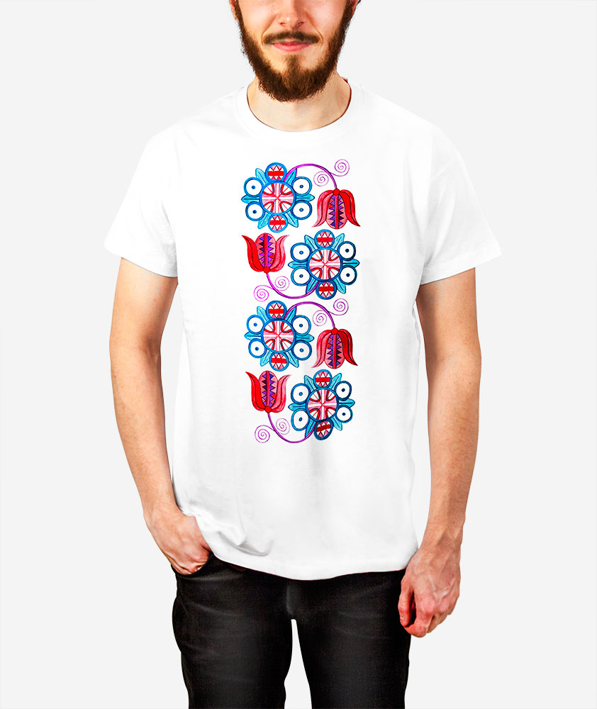 Pánske tričko Červeň a Modraň 1