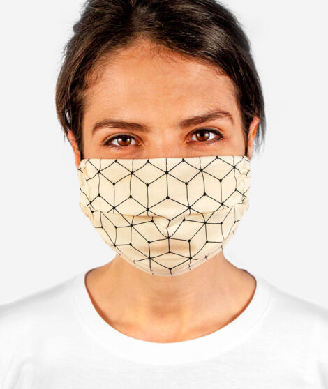 Bavlnené rúško minimalistic 1