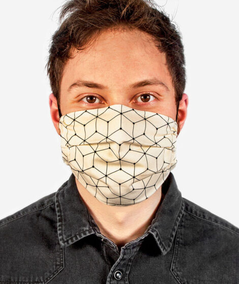 Bavlnené rúško minimalistic 2