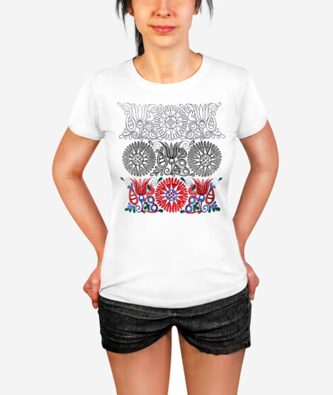 Dámske Tričko Tri obdobia kvetu 1