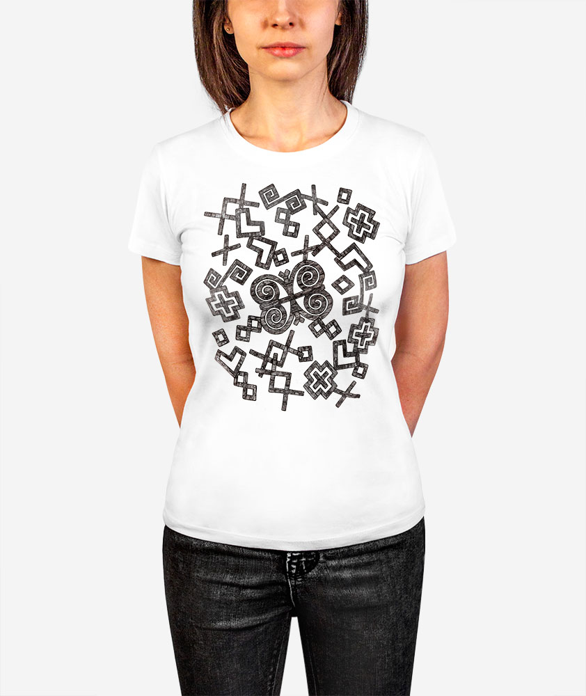 Dámske tričko Rozsypané Čičmany 1