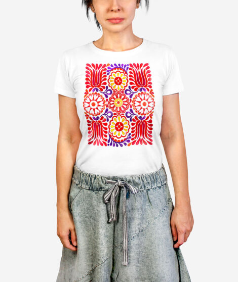 Dámske tričko V zahrade tulipanov 1