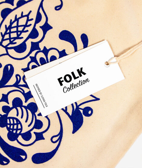 Bavlnená taška Modrý pán Tulipán 3