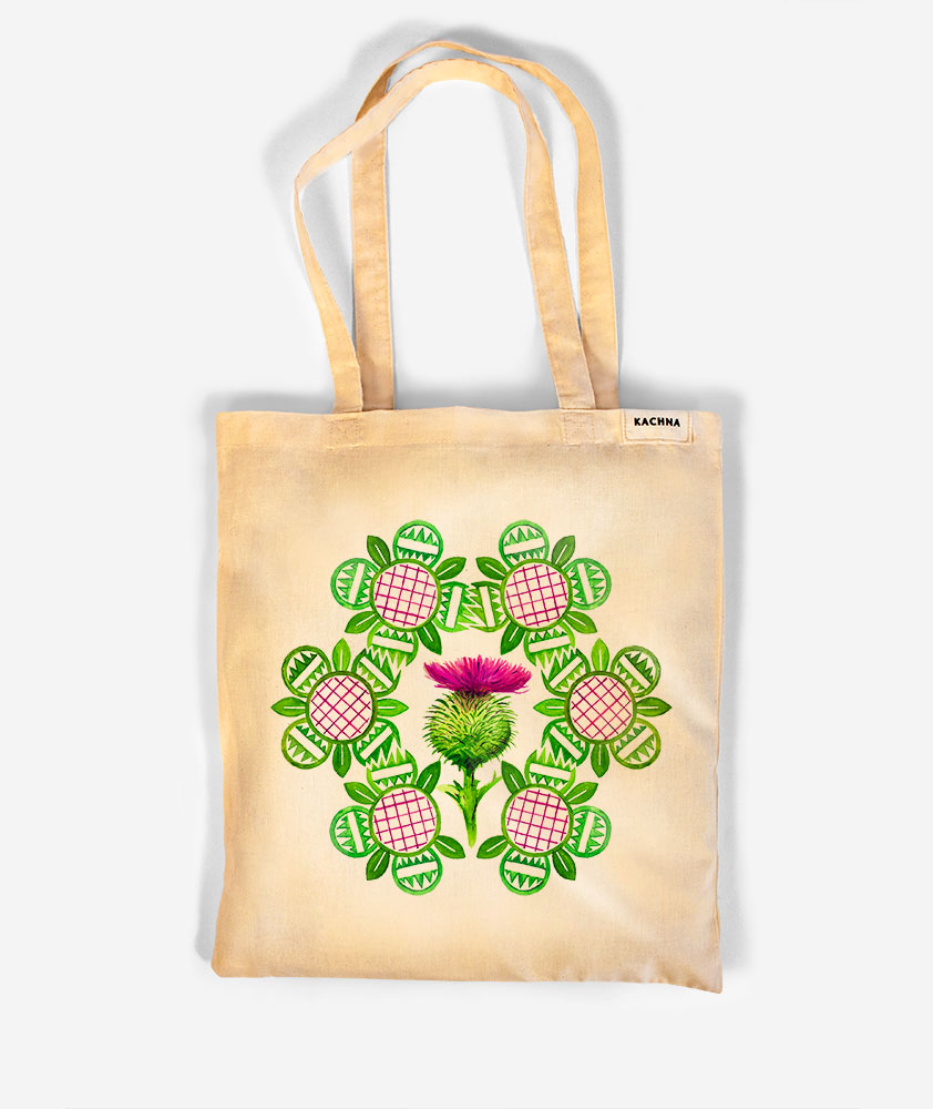 Bavlnená taška Nitriansky bodliak 1