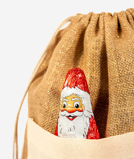Mikulášske jutové vrecko 3