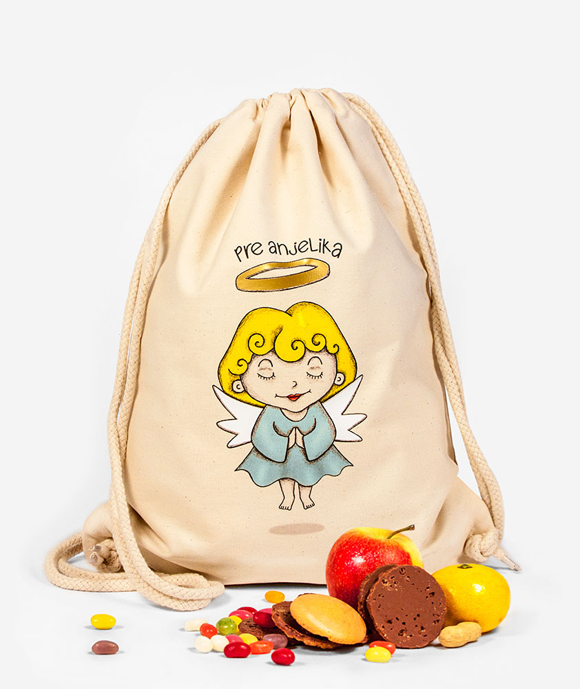 Mikulášsky vak na dobroty - Anjel 1