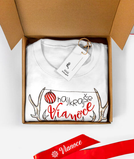 Pánska vianočná mikina so Sobom - krabička 2