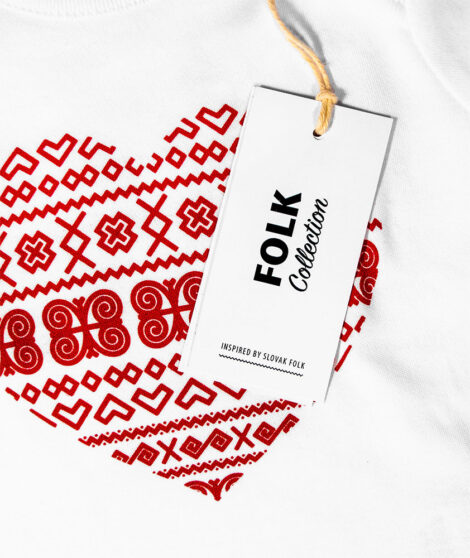 Detské bodyčko Čičmanské srdce 3