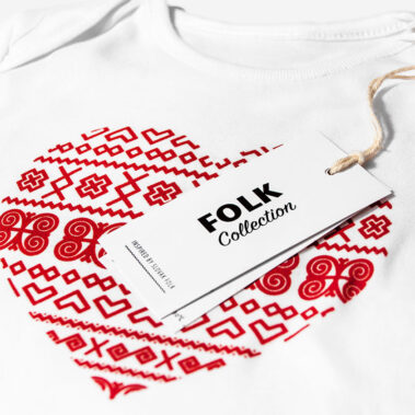 Detské bodyčko Čičmanské srdce 4