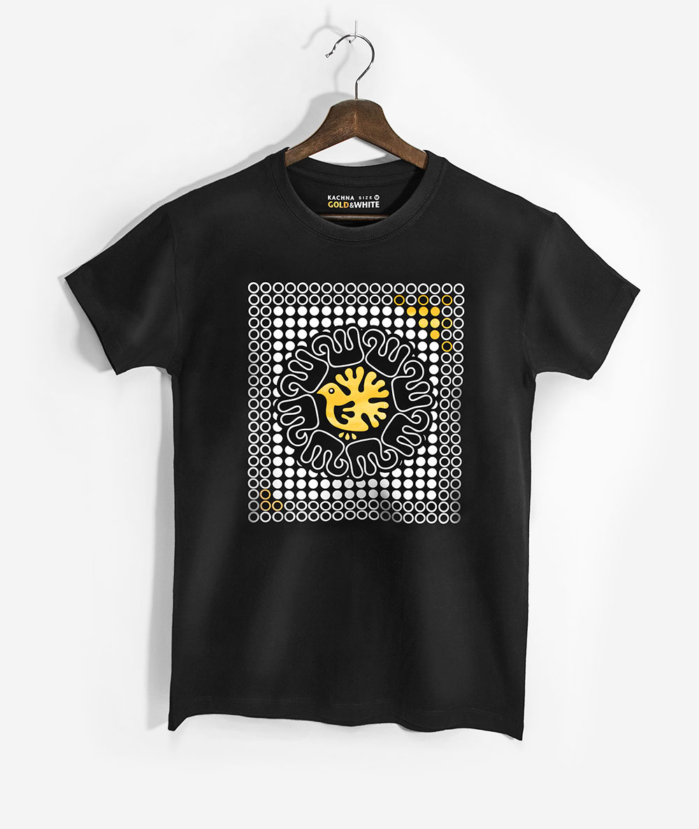 Pánske-tričko-Gold-&-White-Avis-1