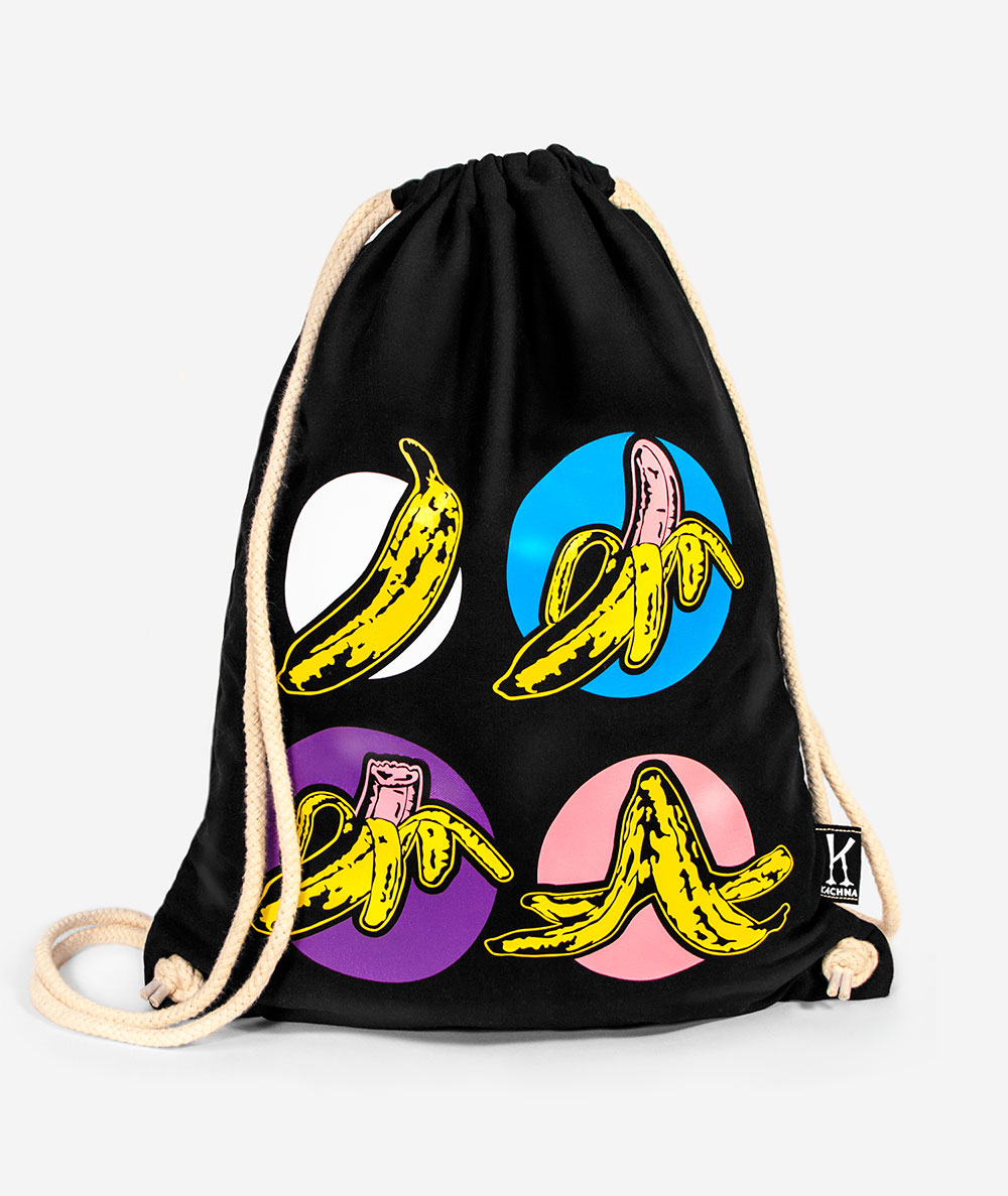 Bavlnený-batoh-4-fázy-života-Warholovho-banánu-1