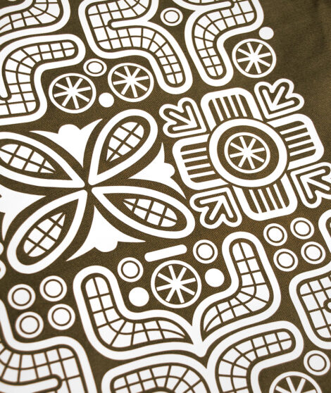 Bavlnený-vak-Detvan-Khaki---Detail-vzoru