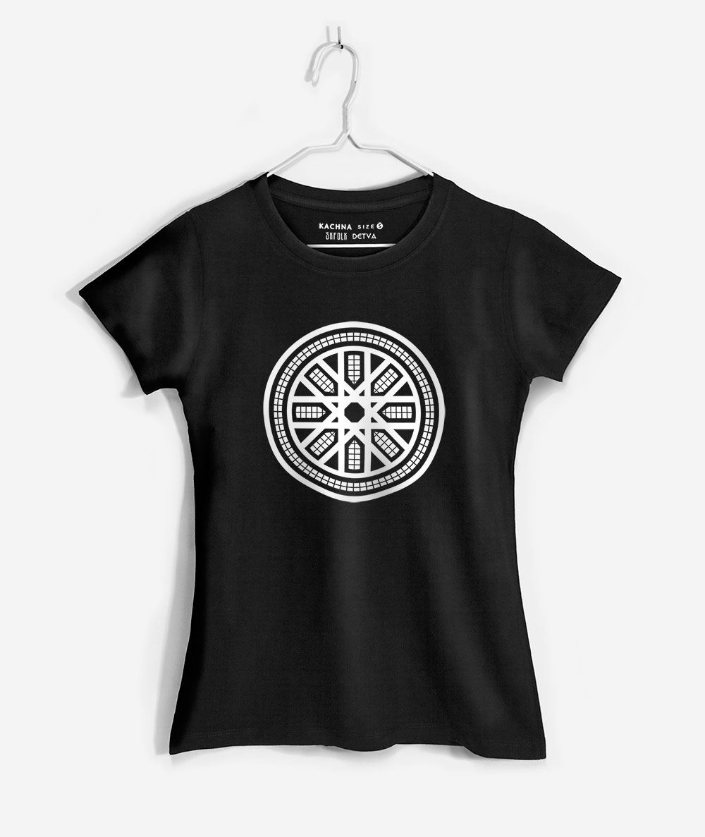 Dámske-tričko-Detviansky-kruh-čierne---vešiak