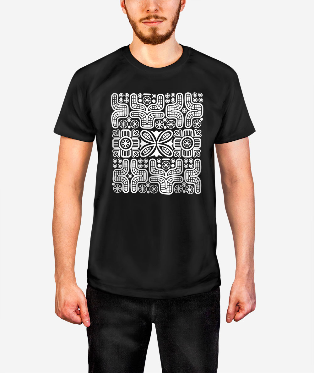 Pánske-tričko-Detvan-Čierne---Muž