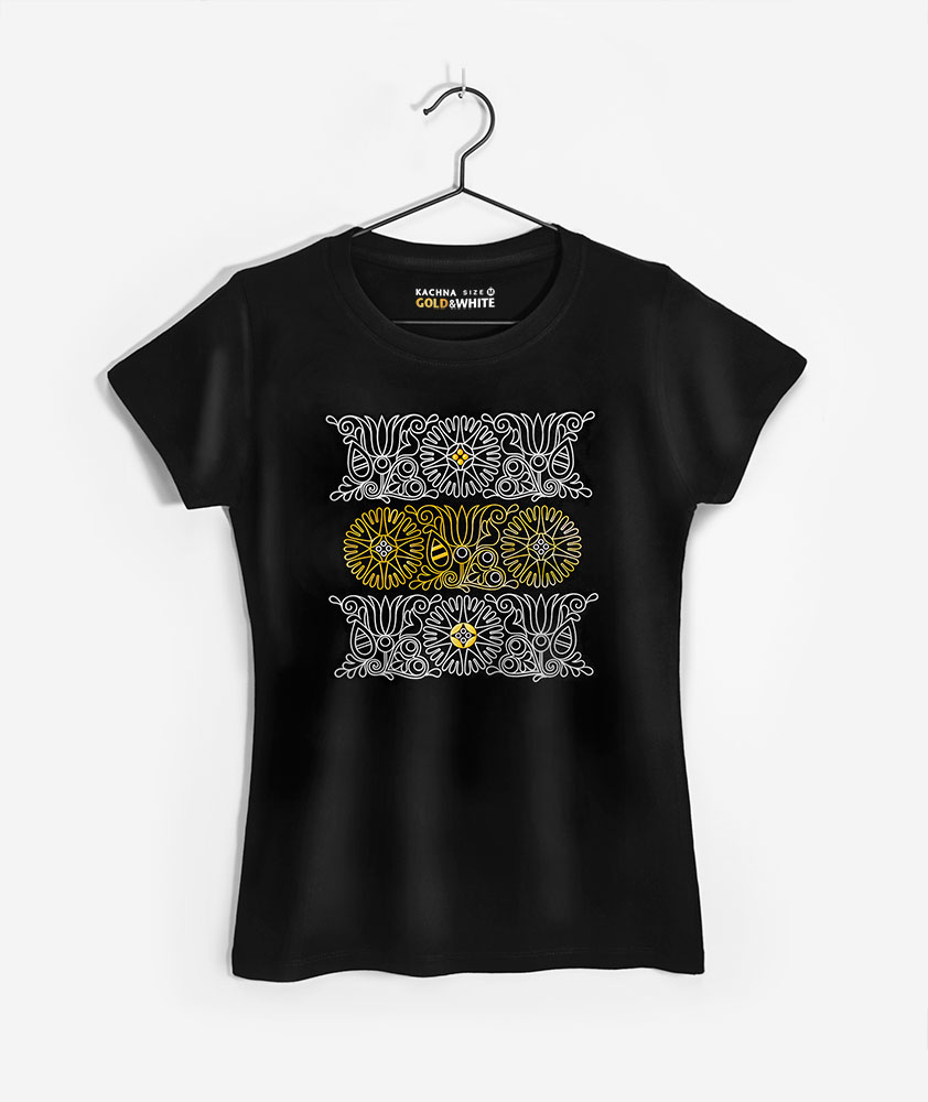 Dámske-tričko-Gold-&-White-Flos-Aureus