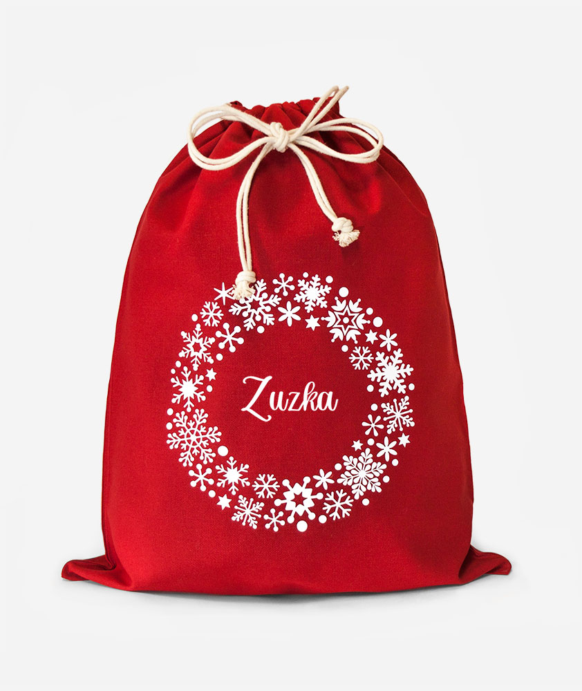 Mikuláš-červené-vrecko-s-menom