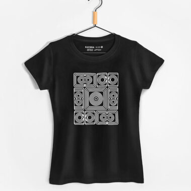 Dámske čierne tričko Liptov