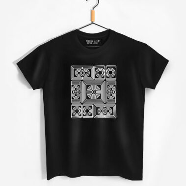 Pánske čierne tričko Liptov