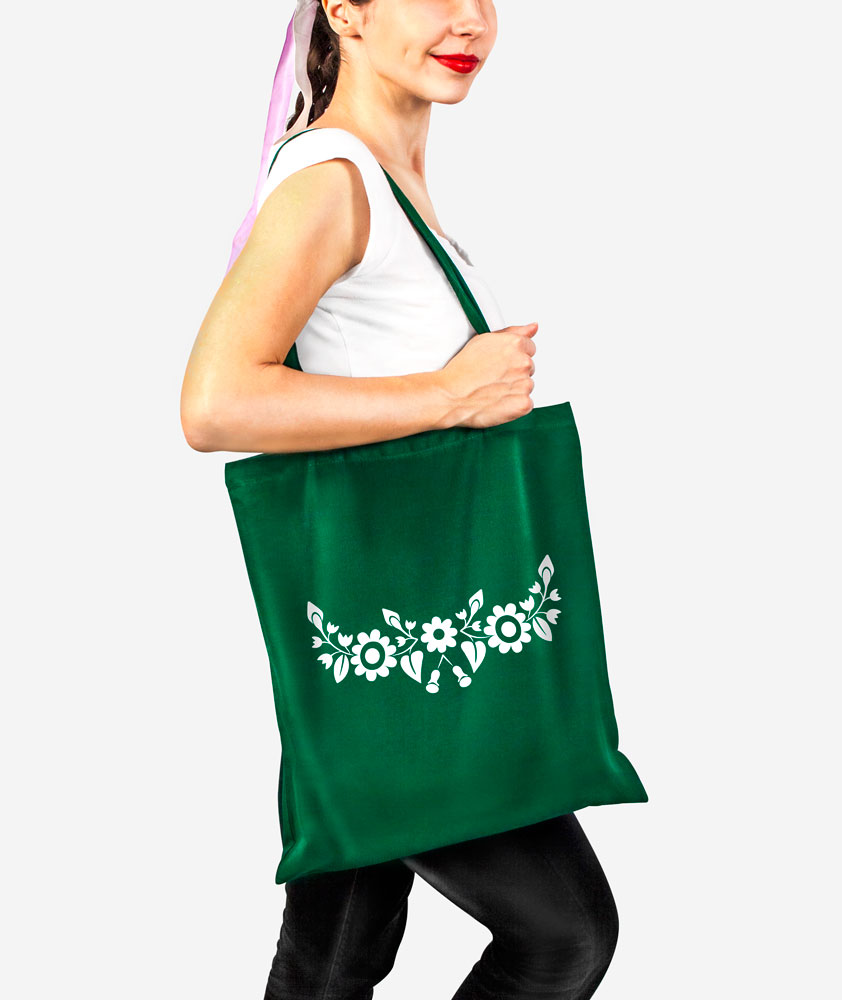 Bavlnená-Taška-Východ-zelená-2