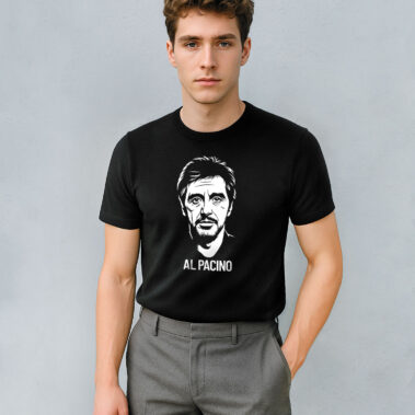 Pánske čierne tričko Al Pacino
